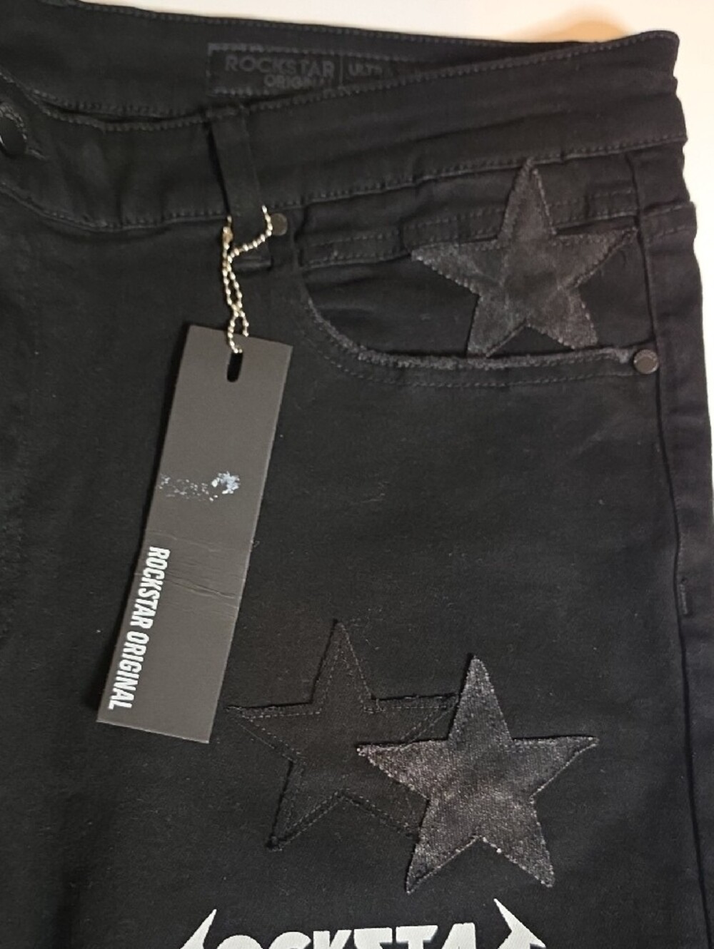 Rockstar Original Roeder Patchwork Black Jeans - Picture 4 of 8